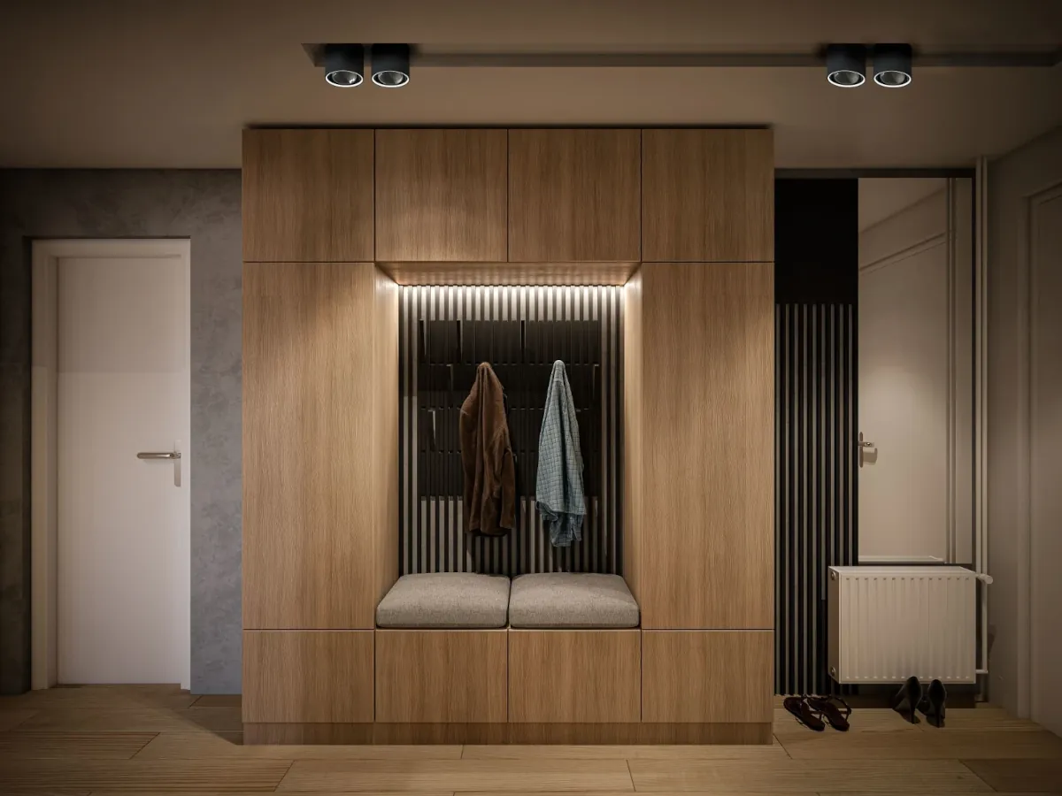 Beltéri világítás szekrényekhez és öltözőkhöz