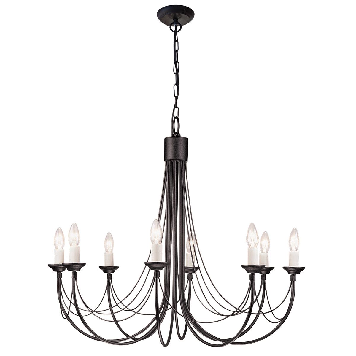CARISBROOKE-CB8-BLACK-Elstead Lighting-100125