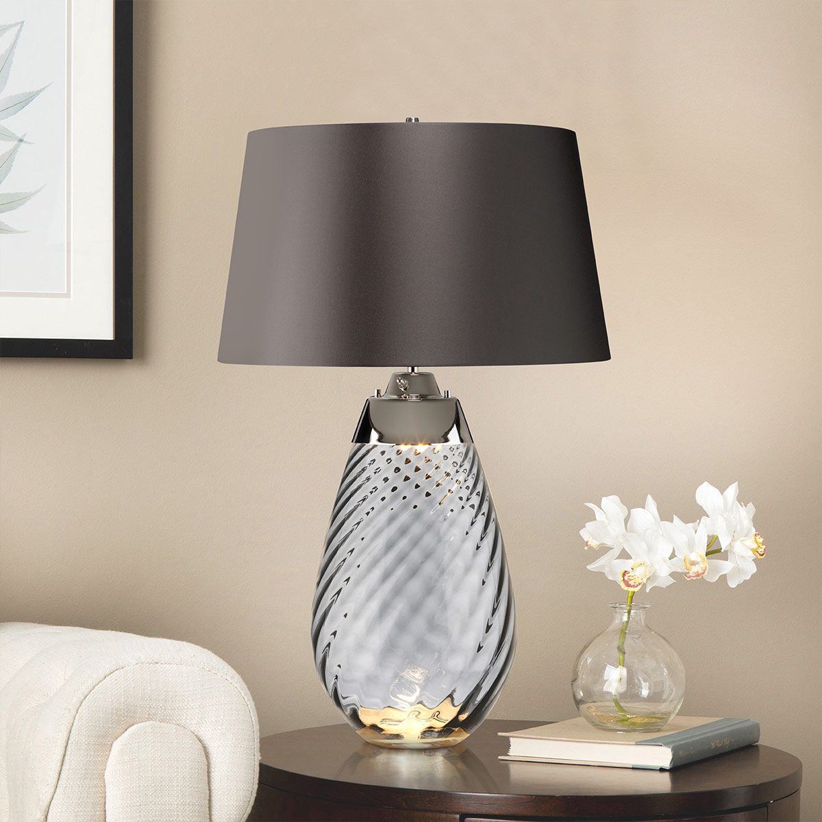 LENA LARGE-LENA-TL-L-SMOKE-Elstead Lighting-170300