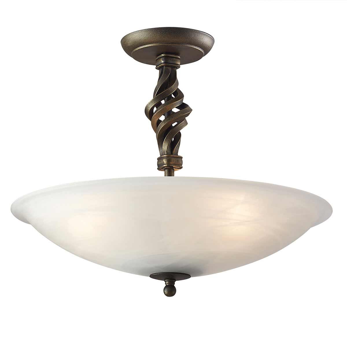 PEMBROKE-PB-SF-A-BLK-GOLD-Elstead Lighting-100111