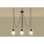 Függőlámpa EDISON SL.0370 3x60W/E27 a Sollux-tól
