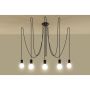 Függőlámpa EDISON SL.0371 5x60W/E27 a Sollux-tól