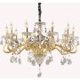 Csillár NEGRESCO 087771 10x28W/E14 ip20 a Ideal Lux-tól