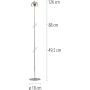 Állólámpa BELLIS 19245-17 3000k 1x2,5W/LED 240lm ip54 a Paul Neuhaus-tól