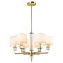 Plafonlámpa SUTTON P06692BR-WH 6x40W/E14 ip20 a Cosmolight-tól
