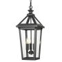 Függőlámpa ZURICH P03630BK 3x40W/E14 IP23 a Cosmolight-tól
