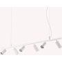 Függőlámpa DYNAMITE 231433 6x28W/GU10 ip20 a Ideal Lux-tól