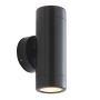 Fali lámpa ODYSSEY ST5008BK 2x7W/GU10 IP65 a Endon-tól