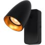 Fali lámpa Tino WL-36748-1R-BK-GD 1x10W/GU10 IP20 a Italux-tól