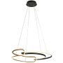 Függőlámpa Casar PND-24002-BK-GD 3000K/4000K/6000K 1x40W/LED 3400lm IP20 a Italux-tól