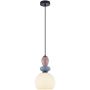 Függőlámpa Domali PND-36816-1A-BK-WH 1x40W/E27 IP20 a Italux-tól