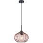 Függőlámpa Pansol PND-2940-1S-BK-CF 1x40W/E27 IP20 a Italux-tól