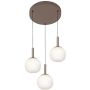 Függőlámpa Montes PND-02217-3-BRO 3000K/4000K/6000K 1x18W/LED 2200lm IP20 a Italux-tól