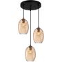 Függőlámpa Novala PND-3031-3A-BRO-AMB 3x40W/E27 IP20 a Italux-tól