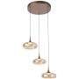 Függőlámpa Tenele PND-24028-3A-COPP 3000K 3x21W/LED 1300lm IP20 a Italux-tól