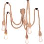 Függőlámpa ROPE 312921 5x12W LED/E27 IP20 a Polux-tól