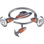 Spotlámpa ZEUS CH/ORANGE 473 3x40w/e14_r50 a Prezent-tól