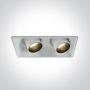 Beépíthető spotlámpa The Recessed Cylinders 51211C/W/W 3000K 2x11W/LED 820lm IP20 a One Light-tól