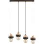 Függőlámpa LARSO 63407 4x15W/E27 4x15W/E27 a Alfa-tól