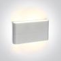 Fali lámpa Outdoor Slim Range Up & down 67376A/W/W 3000K 2x6W/LED 420lm IP54 a One Light-tól