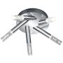 Plafonlámpa BOLSA 682410506 3000k 5x3.1w/led 310lm ip44 a Trio-tól