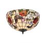 Süllyesztett mennyezeti lámpa BUTTERFLY 70713 2x60W/E27 IP20 a Endon-tól