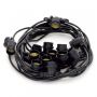 Girland PORTOFINO 858A-G05X1B-02 12xE27 IP65 a Novolux-tól