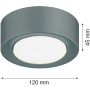 Plafonlámpa ELORA 8917 1x12W/GX53 ip20 a Argon-tól