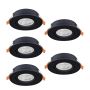 Beépíthető spotlámpa BARRANCO 902266 2700K, 4000K, 6500K 5x4.5W/LED 5X450lm ip20 a Eglo-tól