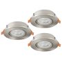 Beépíthető spotlámpa BARRANCO 902268 2700K, 4000K, 6500K 3x4.5W/LED 3X450lm ip20 a Eglo-tól