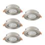 Beépíthető spotlámpa BARRANCO 902269 2700K, 4000K, 6500K 5x4.5W/LED 5X450lm ip20 a Eglo-tól