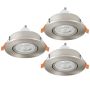 Beépíthető spotlámpa BARRANCO GU10 902246 3x4.5W/GU10 ip20 a Eglo-tól