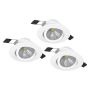 Beépíthető spotlámpa SALICETO 900745 2700K 3x6W/LED 1350lm IP20 a Eglo-tól