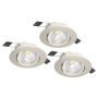 Beépíthető spotlámpa SALICETO 902282 4000K 3x6W/LED 3X580lm ip20 a Eglo-tól