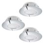 Beépíthető spotlámpa PINEDA 95822 3x6W/LED 500LM IP44 a Eglo-tól