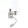 Fali lámpa PASTERI 96477 1x40W/E27 + 1X3,5W/LED 380LM a Eglo-tól