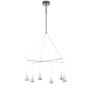 Függőlámpa TELESTO AD16024-6A CH 6x5W/LED IP20 a Italux-tól