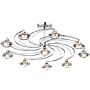 Plafonlámpa LUTHER LUT2350 10x40W/G9 a Dar Lighting-tól