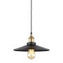 Függőlámpa VERDA MDM-3458/1M BK+GD 1x40W/E27 a Italux-tól