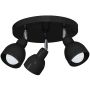 Spotlámpa PIK BLACK MLP9687 3x60W/E27 IP20 a Milagro-tól