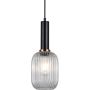 Függőlámpa ANTIOLA PND-5588-1M-BK+CL 1x40W/E27 IP20 a Italux-tól
