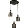 Függőlámpa RESTENZA PND-2439-3-BK 3x40W/E27 IP20 a Italux-tól
