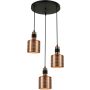 Függőlámpa RESTENZA PND-2439-3-COP 3x40W/E27 IP20 a Italux-tól