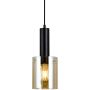 Függőlámpa SARDO PND-5581-1-BK+AMB 1x40W/E27 IP20 a Italux-tól