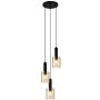 Függőlámpa SARDO RAIN PND-5581-3A-BK+RNAMB 3x40W/E27 IP20 a Italux-tól