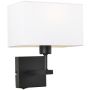 Fali lámpa NORTE WL-1122-1-A-BM-RC-WH 1x60W/E27 IP20 a Italux-tól