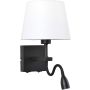 Fali lámpa NORTE WL-1122-2-BL-BM-RO-WH 3000K 2x60W, 3W/E27, LED 350LM IP20 a Italux-tól