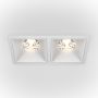 Beépíthető spotlámpa ALFA LED DL043-02-15W3K-SQ-W 3000K 2x30W/LED 2250LM IP20 a Maytoni-tól