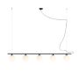 Függőlámpa BERYL GLASS 5 1006F1 5x40W/E14 IP20 a Aldex-tól
