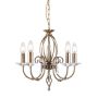Csillár AEGEAN AG5-AGED-BRASS 5x60W/E14 a Elstead Lighting-tól